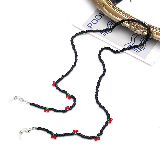 그립 아기자기 앵두 비즈 안경줄 마스크 스트랩