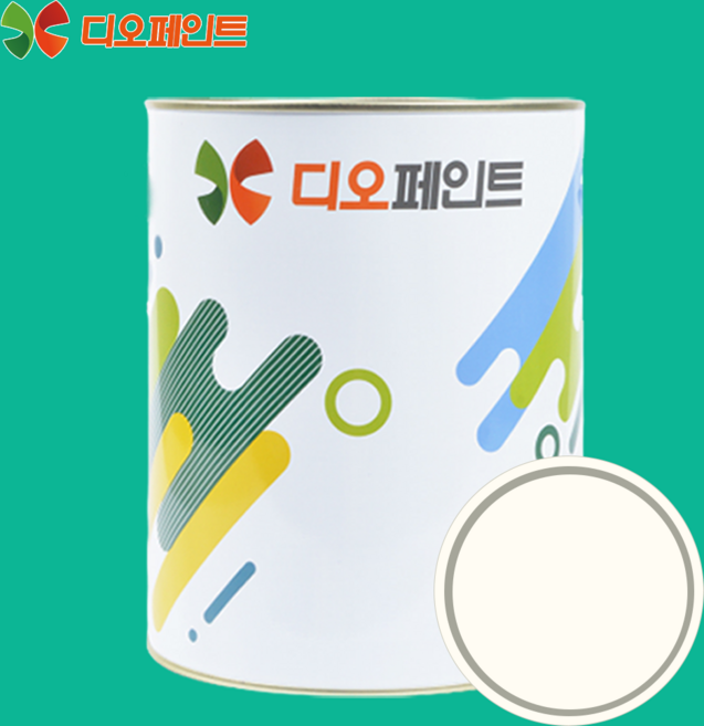 디오페인트 리노타일 욕실 친환경 수성 페인트 1L, 베스트5(데이지크림), 1개