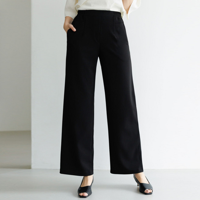 (~88size)루텐션세미와이드팬츠 PTF20074060 엄마옷 빅사이즈