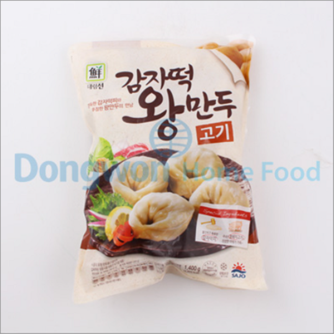 사조대림 감자떡 왕만두고기 1.4kg, 1개