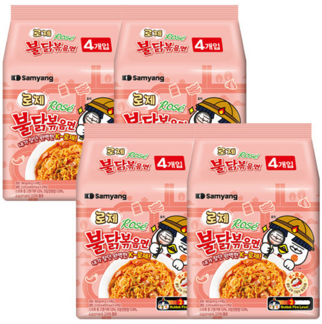 삼양 로제불닭볶음면, 16개