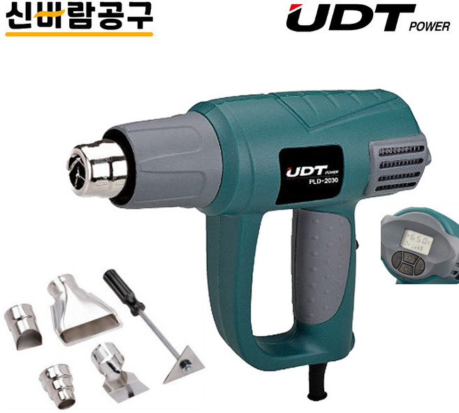 유디티 디지털 열풍기 2000W PLD-2030, 1개
