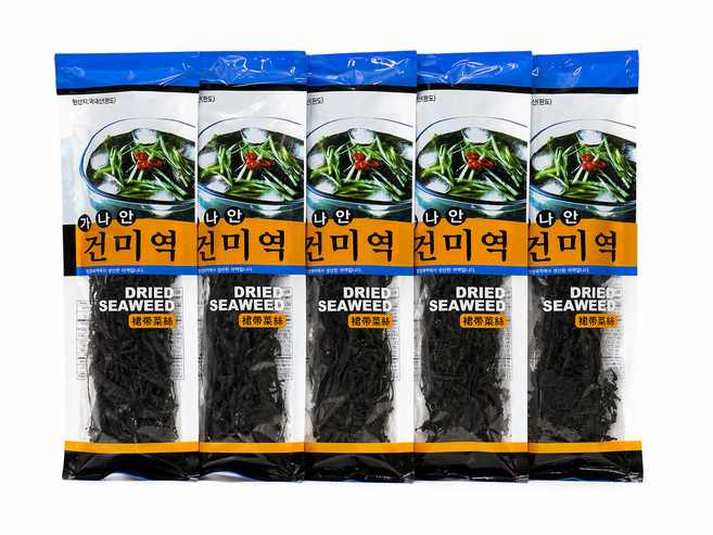 [가락시장]가나안건미역 완도산 청정해역 돌미역, 5개, 100g