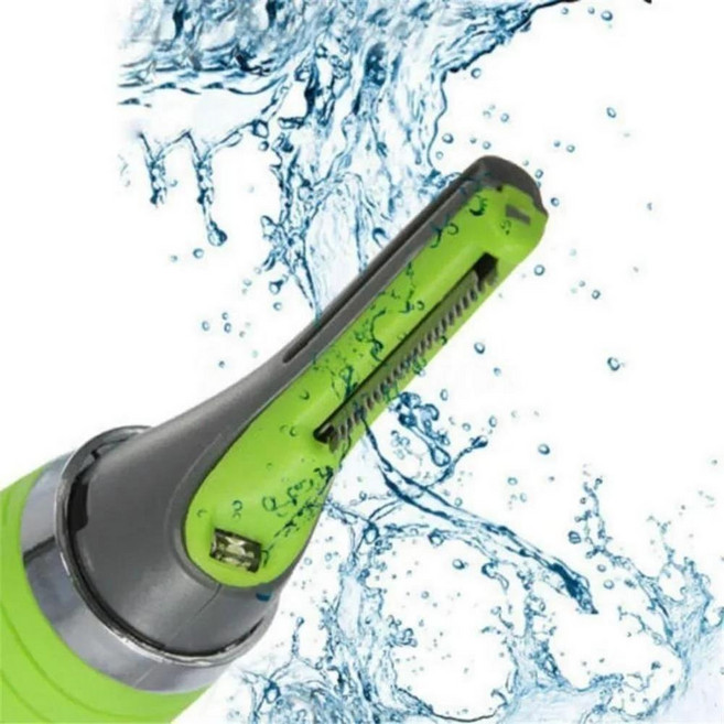 남성용 코털 충전식 휴대용 귀털 턱털 얼굴 2in 1, No package with user