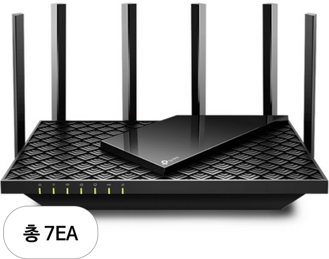 티피링크 듀얼 밴드 기가비트 Wi-Fi 6 공유기 Archer AX73, 7개