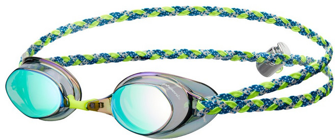 피닉스 패브릭 노패킹 미러수경 PR-201M FB, 그린, 1개