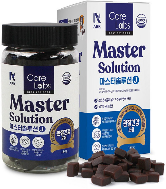 케어랩스 마스터솔루션 강아지 영양제 피부피모, 1개, 180g, 뼈/관절강화