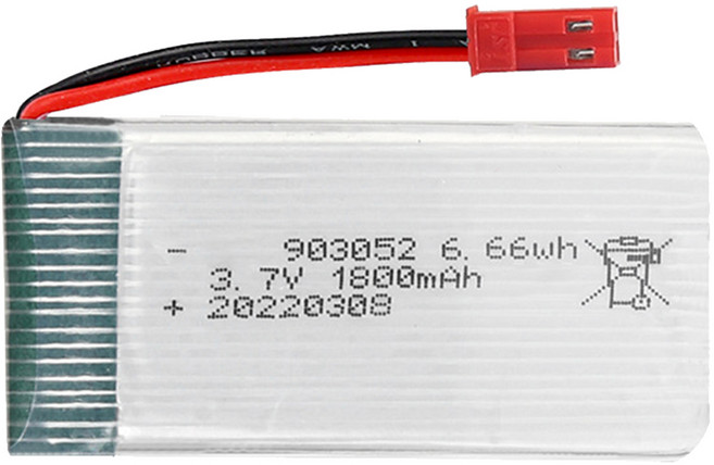 3.7v 1800mah 드론배터리, 01. (스트) 3.7v 1800mah(JST), 1개