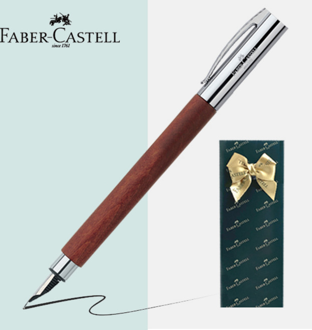 파버카스텔 만년필 엠비션 우드 [무료선물포장], 배나무, EF촉(가는촉)