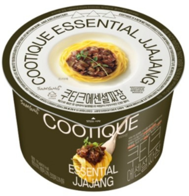 삼양 쿠티크에센셜짜장 컵라면 115g, 4개