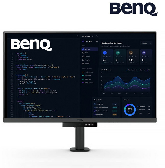 BenQ RD320UA 아이케어 무결점 멀티스탠드 모니터 (IPS/4K UHD/코딩), 80cm, _RD320UA