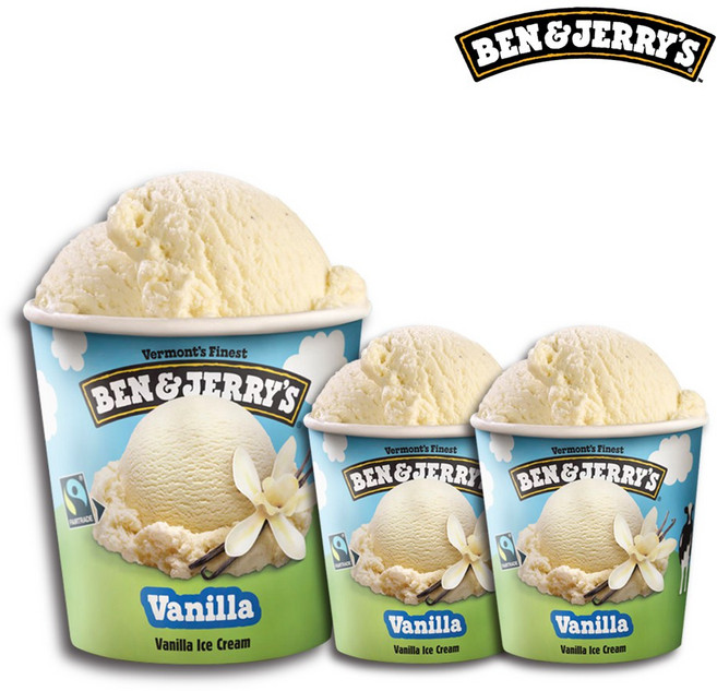 벤앤제리스 바닐라 아이스크림 파인트 473ml