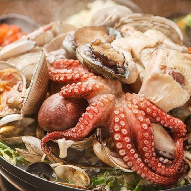 A급구성 프리미엄 보양식 문어 낙지 해신탕 밀키트 세트 3~4인분, 1개