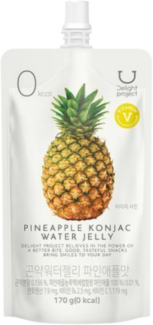 딜라이트 프로젝트 곤약워터젤리 170g 파인애플맛 10개