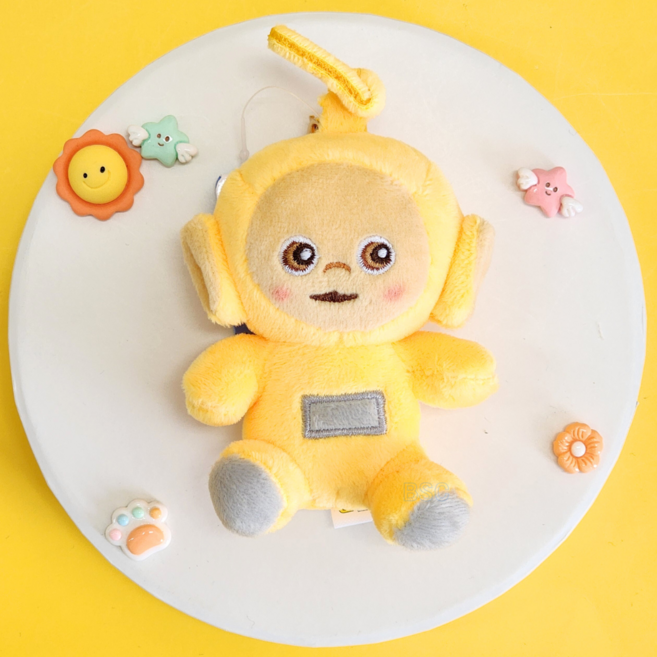 BSC 꼬꼬마 텔레토비 시팅 인형 열쇠고리 키링 보라돌이 뚜비 나나 뽀 가방고리 봉제인형 미니, 1개, 3. 나나 시팅 미니키링, 7cm