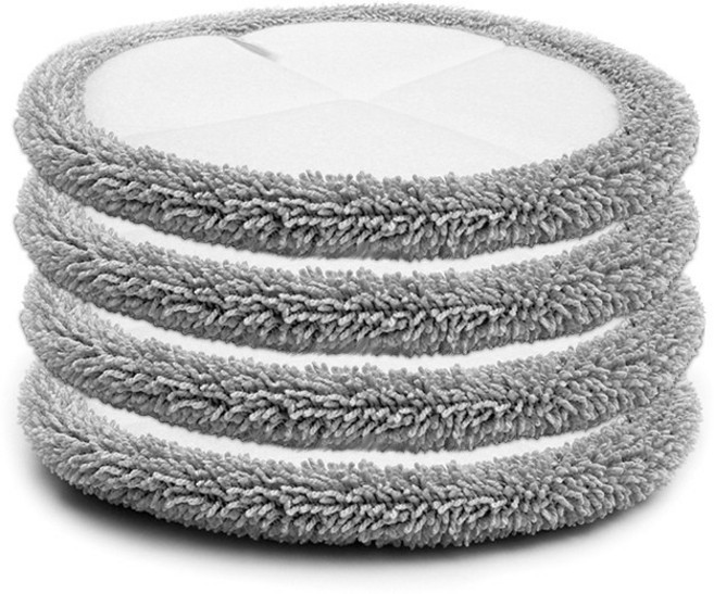 Balons 두툼 초극세사 물걸레 대형 4장 청소기패드 두께비교, 1세트