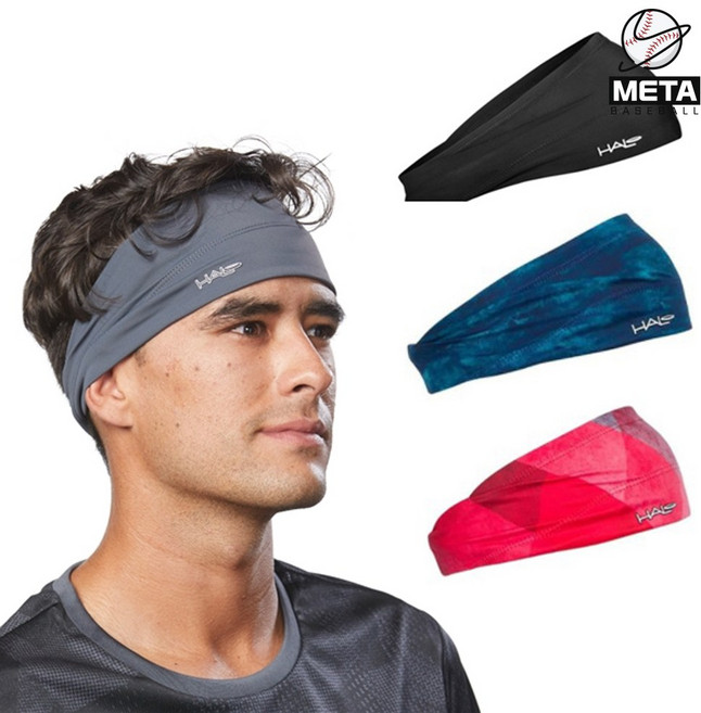 할로 밴디트 밴드형 헤드밴드 4인치 헬스 런닝 헤어밴드 22종, 스톰, 1개