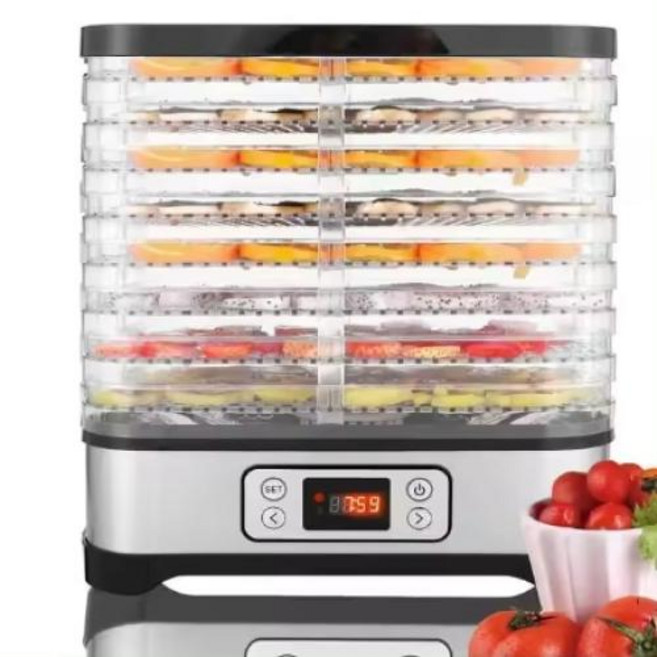 야채 건조기 과일 탈수기소형 가정용 탈수기 및 고기 건조 오븐 미니, CN, 1)Gray