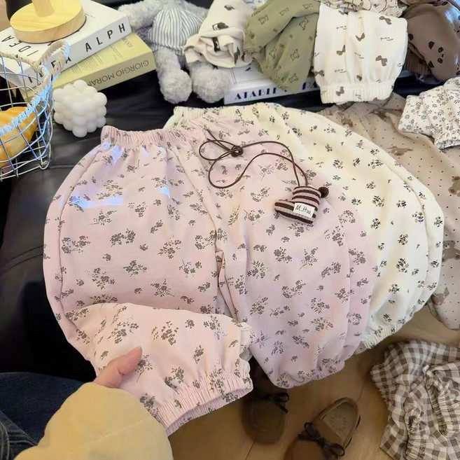 BabyBear 兒童冰絲棉麻防蚊褲