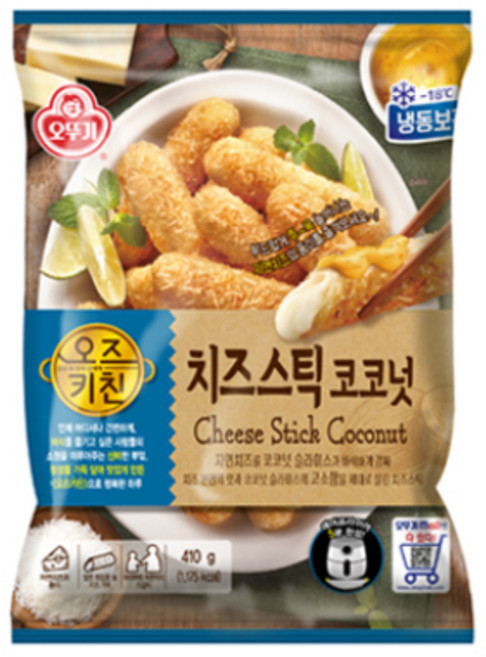 오뚜기 오즈키친 치즈스틱 코코넛 410g ice, 410g × 1개, 1개