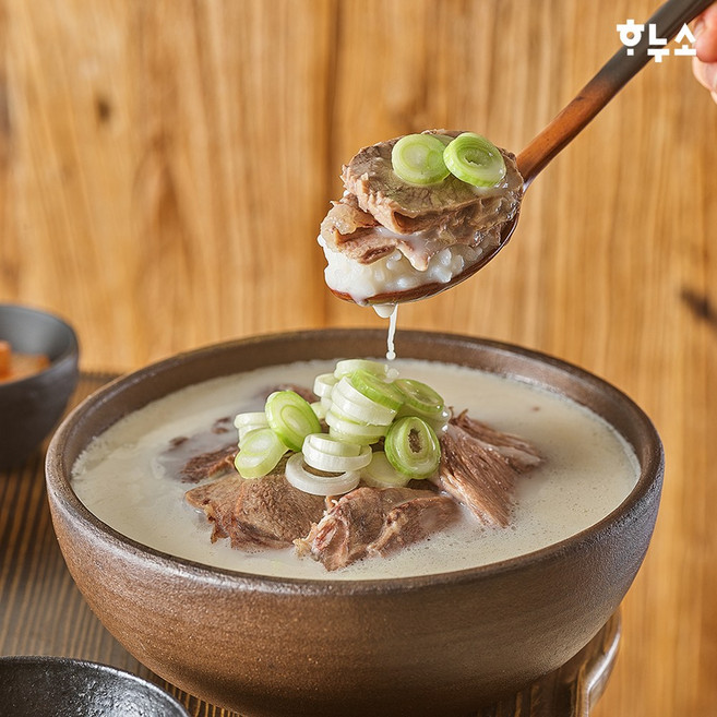 하누소 한우사골 고기곰탕 3팩/ 5팩/ 8팩/ 10팩, 8개, 700g
