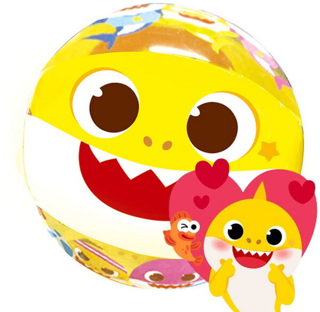 [위니코니] T 핑크퐁 아기상어 비치볼40, 상세 설명 참조