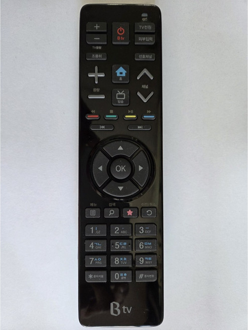 at100 at200 sk브로드밴드 wr1646 btv 셋톱박스 리모컨, 1개