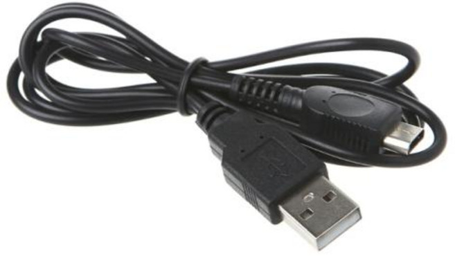 573A 12m USB 충전 케이블 단점용 GameBoy Micro용 전원 공급 장치 충전기 코드, 1. Black, 1) Black, 1개