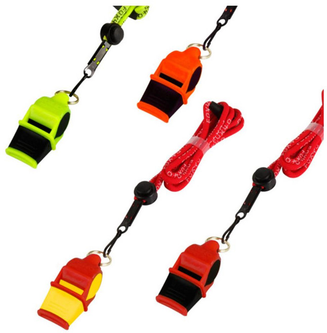 큰 소리 호루라기 동절기 우천 사용 가능 교사 트레이너 경찰 호신용 스포츠 휘슬, -11(오렌지-블랙), 1개