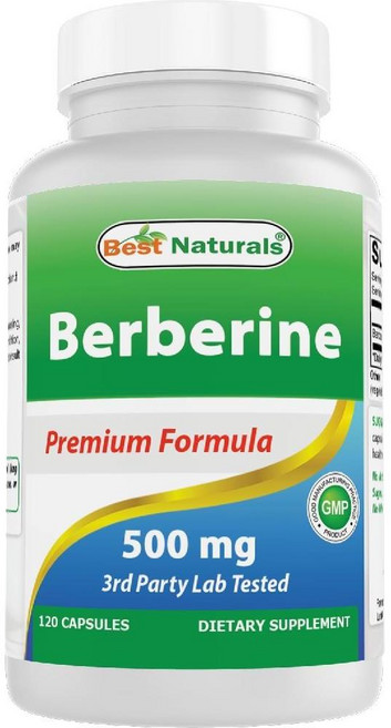 베스트네츄럴스 베르베린 500mg 캡슐, 120정, 1개