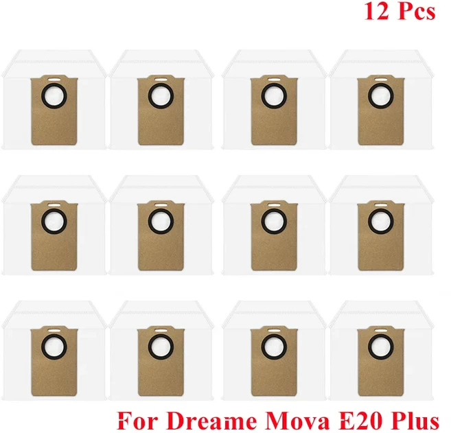 Ultenic T20 Pro T10 Lite Dreame Trouver E20 Pro/E20 Plus E10 대용량 먼지 봉투 액세서리와 호환 가, 02 5