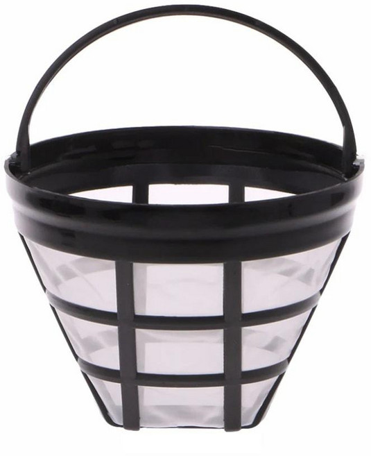 나일론 필터 블랙 화이트 커피 손잡이 미세 그물 영구 사용