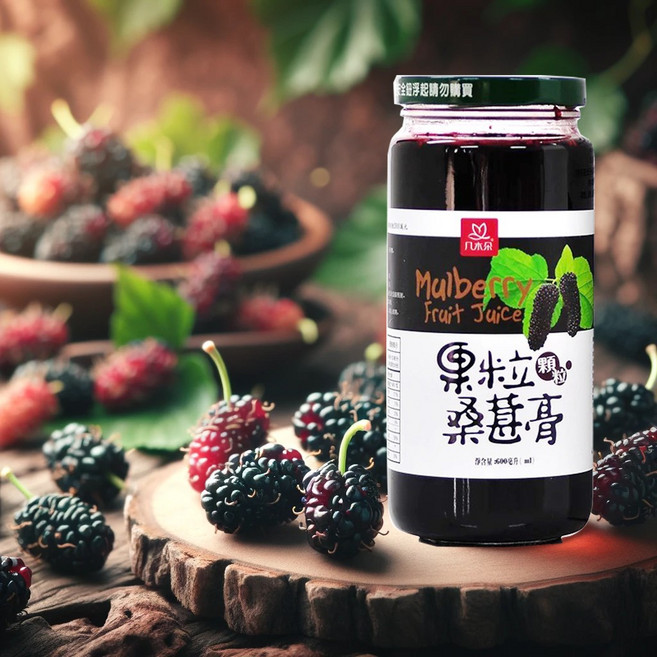 几木朵 果粒桑葚膏, 1個, 600ml