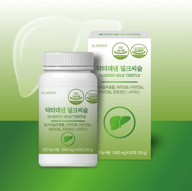 닥터데넨 밀크씨슬, 1개, 60정 - 쿠팡