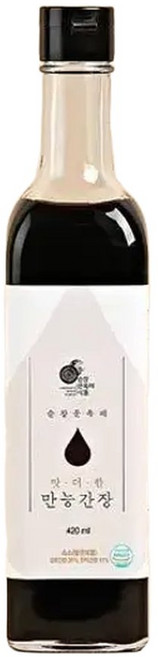 순창문옥례식품 우리콩 만능간장 420ml 유리용기, 1개