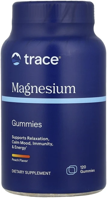 트레이스미네랄스 마그네슘 구미 복숭아 120개, 3개 - 쿠팡