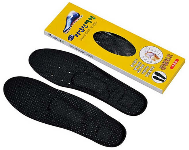 리빙바이오 용천혈 지압 깔창 기능성 신발패드 여성용/남성용, 여성용:225~250mm, 1개