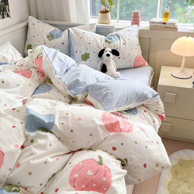 CZH새로운 여자 스타일은 부드럽다 침대카바이불셋트