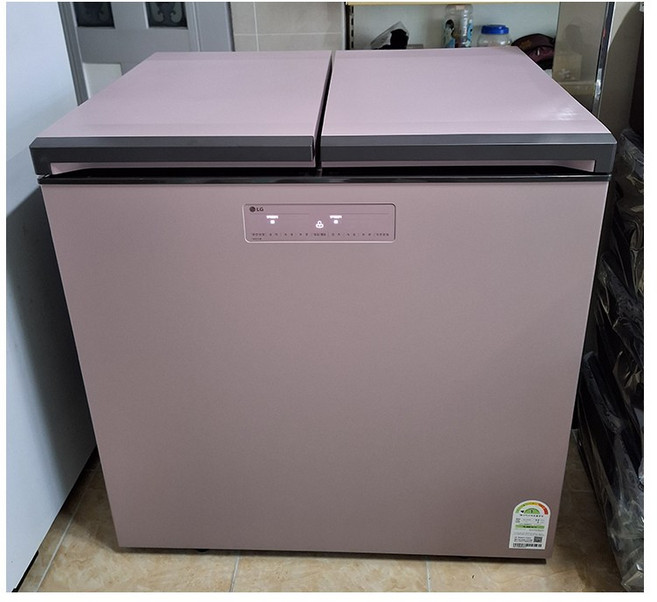 LG전자 디오스 오브제컬렉션 김치톡톡 217L 2도어 뚜껑형 김치냉장고 방문설치, 오브제컬렉션 클레이 핑크, Z225MKK151
