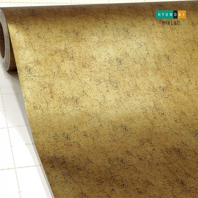 현대엘앤씨 고급 포인트 메탈 인테리어필름 3종, 골드크랙 APZ05