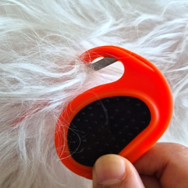 해다인 강아지 털제거기 엉긴털제거빗, 1개, 혼합색상