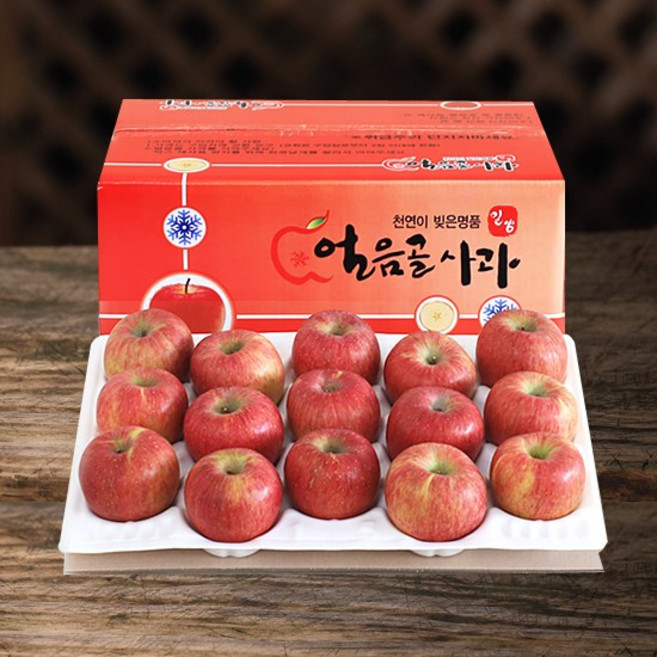 (산지직송) 밀양 얼음골사과 고당도 아삭한 부사, 1박스, 10kg 흠과 40~55과(소과)