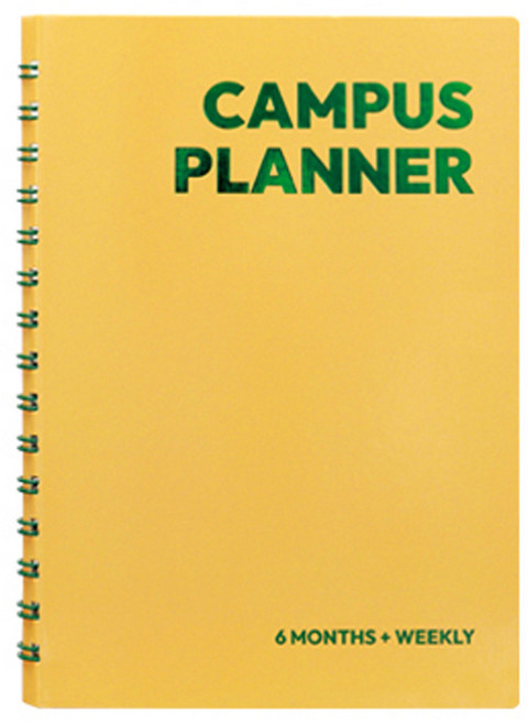 인디고 기본 대학일지 6개월용 대학생플래너. 주간 옐