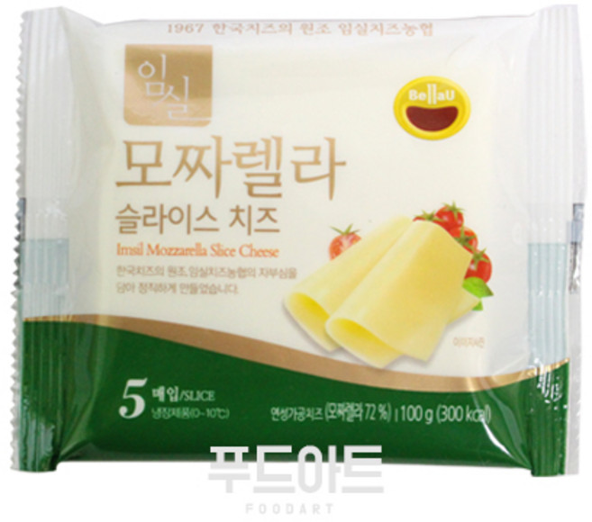 임실치즈 임실모짜렐라슬라이스치즈20g5장 신선포장무료 가온치즈, 100g, 1개