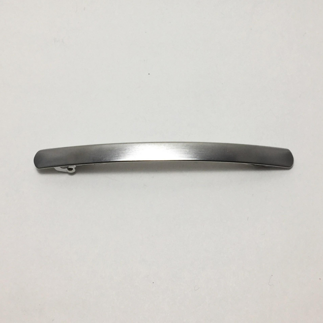 무광 메탈 사각 슬림 자동 헤어핀