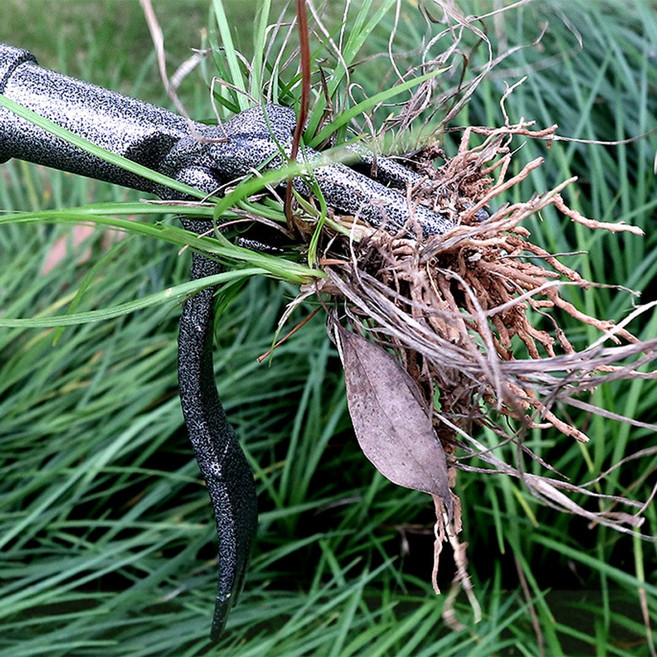 잡초 제거기 (농기구 벌초 제초기 잡초제거 호미 삽 잡초뽑는기구 도구 낫 쇠스랑 곡괭이 쟁기 ), 지렛대잡초킬러+전용나무자루120cm, 1개