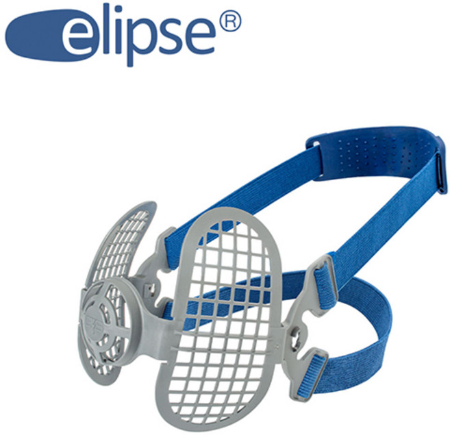 GVS 일립스 방진마스크 P100 교체 미립자 스트랩 지지대 어셈블리, 1개