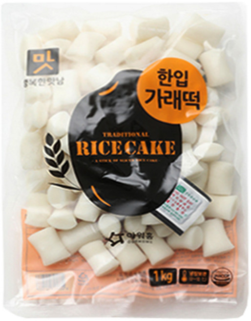 아워홈 행복한맛남 한입 가래떡, 1개, 1kg