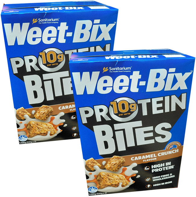 코스트코 위트빅스 프로틴 바이트 카라멜 크런치, 2개, 1.02kg