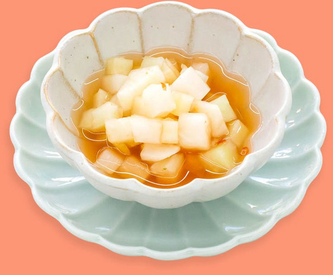 우렁각시 안매운 착한 김치 파프리카 유아깍두기, 1개, 500g